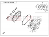 CFMOTO 2019 SSV ZFORCE 1000 (CF1000US-2) CVT CASE ASSY - E01-3-V3