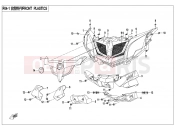 CFMOTO 2020 SSV ZFORCE 1000 (CF1000US-2) FRONT PLASTIC 1 - F04-1
