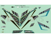 CFMOTO 2017 SSV ZFORCE 1000 (CF1000UTR-2) DECAL(BLACK) - F19-2-B