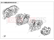 CFMOTO 2017 SSV ZFORCE 1000 (CF1000UTR-2) CRANKCASE ASSY - E01-V1