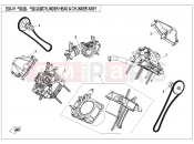 CFMOTO 2017 SSV ZFORCE 1000 (CF1000UTR-2) CYLINDER HEAD @^ CYLINDER ASSY - E02-V1