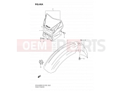 SUZUKI DR-Z400S K7 (2007) (E03,E28,E33) 40A - FRONT FENDER (MODEL K9)