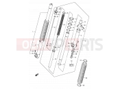 SUZUKI DR-Z400S K7 (2007) (E03,E28,E33) 47 - FRONT FORK DAMPER