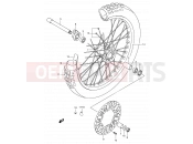 SUZUKI DR-Z400S K7 (2007) (E03,E28,E33) 49 - FRONT WHEEL