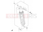 SUZUKI DR-Z400S K7 (2007) (E03,E28,E33) 53 - REAR SHOCK ABSORBER