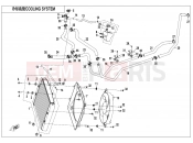 CFMOTO ZFORCE 1000 (CF1000UTR-2) COOLING SYSTEM - F18-V1