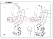 CFMOTO ZFORCE 1000 (CF1000UTR-2) SEAT(BLACK@^GREY) - F13-B