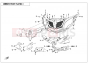 CFMOTO 2021 SSV ZFORCE 1000 (CF1000UTR-2) FRONT PLASTIC 1