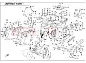 CFMOTO 2021 SSV ZFORCE 1000 (CF1000UTR-2) REAR PLASTIC 1