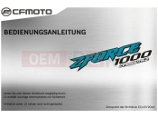 CFMOTO 2021 SSV ZFORCE 1000 (CF1000UTR-2) OWNER‘S MANUAL（AUSTRIA）