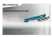 CFMOTO 2021 SSV ZFORCE 1000 (CF1000UTR-2) OWNER‘S MANUAL(GERMAN)