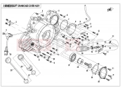 CFMOTO 2021 SSV ZFORCE 1000 (CF1000UTR-2) LEFT CRANKCASE COVER ASSY. - E01-4-V2