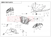 CFMOTO ZFORCE 1000 (CF1000UTR-B) FRONT PLASTIC - F04-1-V1