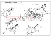 CFMOTO ZFORCE 1000 (CF1000UTR-B) MIDDLE PLASTIC - F04-4