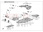 CFMOTO ZFORCE 1000 (CF1000UTR-B) REAR PLASTIC - F04-8-V1