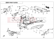 CFMOTO 2021 SSV ZFORCE 1000 (CF1000UTR-B) FRONT PLASTIC - F04-2-V2