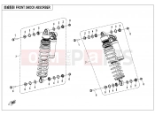 CFMOTO 2021 SSV ZFORCE 1000 (CF1000UTR-B) FRONT SHOCK ABSORBER - F05-2