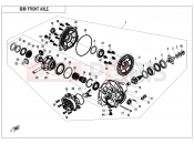 CFMOTO 2021 SSV ZFORCE 1000 (CF1000UTR-B) FRONT AXLE - F31