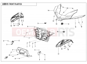 CFMOTO ZFORCE 1000 (CF1000UTR-B) FRONT PLASTIC - F04-1