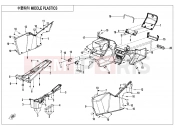CFMOTO 2024 SSV ZFORCE 1000 (CF1000UTR-C) MIDDLE PLASTICS - F04-4
