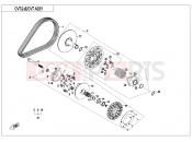 CFMOTO 2024 SSV ZFORCE 1000 (CF1000UTR-C) CVT ASSY - E05-V2