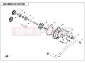 CFMOTO 2024 SSV ZFORCE 1000 (CF1000UTR-C) WATER PUMP ASSY. - E08
