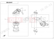 CFMOTO 2025 SSV ZFORCE 1000 (CF1000UTR-C) LOCK KIT - F01-A