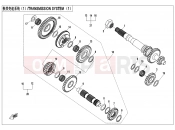 CFMOTO 2025 SSV ZFORCE 1000 (CF1000UTR-C) TRANSMISSION SYSTEM(1) - E06-1-V3