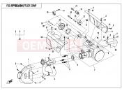 CFMOTO 2014 SSV ZFORCE 500 (CF500US) MUFFLER COMP - F02