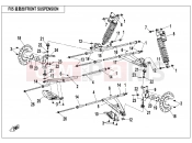 CFMOTO 2014 SSV ZFORCE 500 (CF500US) FRONT SUSPENSION - F05