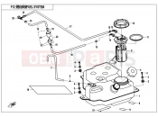 CFMOTO 2014 SSV ZFORCE 500 (CF500US) FUEL SYSTEM - F12