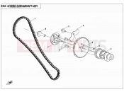 CFMOTO 2014 SSV ZFORCE 500 (CF500US) CAMSHAFT ASSY - E02-4