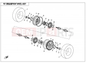 CFMOTO 2015 SSV ZFORCE 500 (CF500US) FRONT WHEEL ASSY - F07
