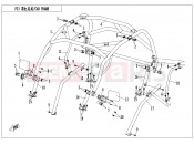 CFMOTO 2015 SSV ZFORCE 500 (CF500US) CAB FRAME(ROPS) - F23