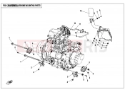 CFMOTO ZFORCE 500 (CF500US) ENGINE MOUNTING PARTS - F00-1