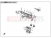 CFMOTO ZFORCE 500 (CF500US) REAR PLASTICS 1 - F04-5