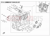CFMOTO ZFORCE 500 (CF500US) RIGHT CRANKCASE ASSYï¼NEWï¼ - E01-2-A