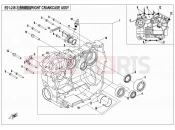 CFMOTO ZFORCE 500 (CF500US) RIGHT CRANKCASE ASSYï¼OLDï¼ - E01-2-B