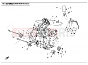 CFMOTO 2018 SSV ZFORCE 500 (CF500US) ENGINE MOUNTING PARTS - F00-1
