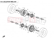 CFMOTO 2018 SSV ZFORCE 500 (CF500US) FRONT WHEEL ASSY(2017) - F07-A