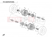 CFMOTO 2018 SSV ZFORCE 500 (CF500US) FRONT WHEEL ASSY(2018) - F07-B