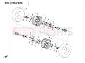 CFMOTO 2018 SSV ZFORCE 500 (CF500US) REAR WHEEL ASSY(2018) - F11-B