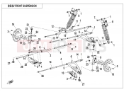 CFMOTO 2019 SSV ZFORCE 500 (CF500US) FRONT SUSPENSION(2017) - F05-A-V2