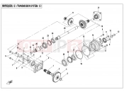 CFMOTO 2019 SSV ZFORCE 500 (CF500US) TRANSMISSION(2,FOR SLEEVE) - E06-2-B