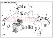 CFMOTO 2015 SSV ZFORCE 500 (CF500US-EX) CVT AIR PIPE - F00-2