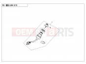 CFMOTO 2015 SSV ZFORCE 500 (CF500US-EX) LOCK KITS - F01