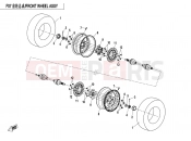 CFMOTO 2015 SSV ZFORCE 500 (CF500US-EX) FRONT WHEEL ASSY - F07