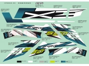 CFMOTO 2015 SSV ZFORCE 500 (CF500US-EX) DECAL(EURO,BLUE) - F19-1-A