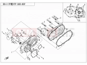 CFMOTO 2015 SSV ZFORCE 500 (CF500US-EX) CVT COVER ASSY - E01-3