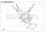CFMOTO 2015 SSV ZFORCE 500 (CF500US-EX) CYLINDER ASSY - E02-3